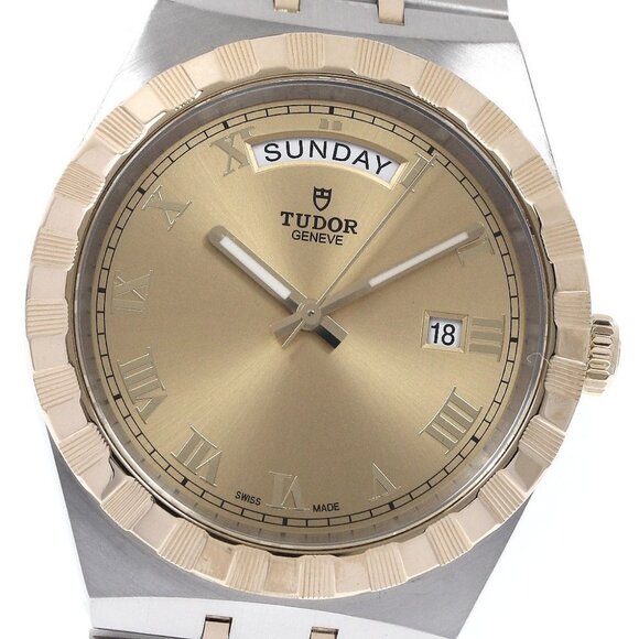 TUDOR Royal 28603 Day Date YG2 tone gold Dial Automatic Men's Watch_898817 - Picture 1 of 6
